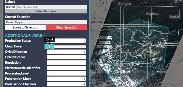 Geo- and Cloud filter